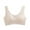 Beige, variant on Plus Size Lingerie Women's Invisibles Comfort Lightly Lined Seamless Wireless Triangle Bralette Bra,Pink XL