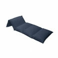 thumbnail image 4 of Indigo Floor Pillow Lounger Cover, Ocean Inspired Garden Botanic Floral Details Leaves Buds Image Print, Nap Mat Printed Fabric Case for 5 Pillows, 88" x 27", Dark Blue Violet Blue, by Ambesonne, 4 of 5