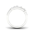thumbnail image 4 of 1/4Ct TDW Diamond 10K White Gold 5 Row Diamond Ring (I-J, I2), 4 of 5