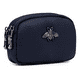 thumbnail image 1 of Monedero Mujeres Tarjetas Cartera Cuero 2 Bolsillo Billetera Azul oscuro, 1 of 4