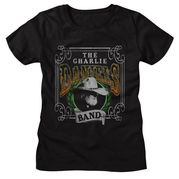 Charlie Daniels Band Yucca Leaves Black Women's T-Shirt
