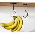 thumbnail image 7 of NIFFGAFF 2-Pack Self Adhesive Banana Hook, Metal Banana Hanger Hook,Under Cabinet Hook For Bananas Or Kitchen Items, Foldable Banana Hook, Keep Bananas Fresh, Black, 7 of 7