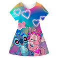 thumbnail image 1 of Disney-vestidos de princesa Elsa para niña, ropa infantil con estampado de dibujos animados, moda de verano para bebé, vestido de Elsa de Frozen 2023 1-10 años, 1 of 4
