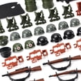 thumbnail image 2 of Set de armas Feleph de la Segunda Guerra Mundial para figuras de soldados con accesorios, 2 of 7