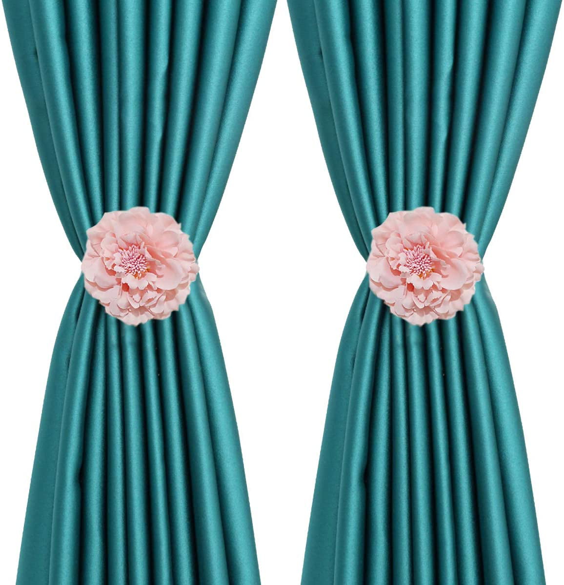 New 1/2Pcs Flower Curtain Clip Curtain Bandage Buckle Tieback Fashion Home Decor 