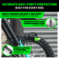thumbnail image 7 of Rhino USA Bike Lock - Heavy Duty Anti Theft Bicycle U Lock & Padlock for EBike, Motorcycle, Electric Scooter, 7 of 7
