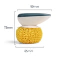 thumbnail image 2 of Household Durable Dishwashing Bathroom Cleaning Tool Scrubber Ball Brush Cleaner GREEN, 2 of 8