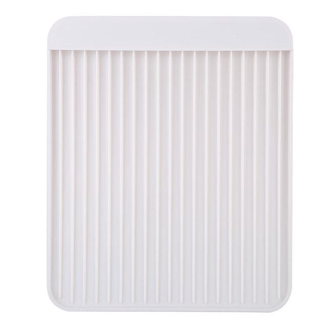 Tarente Cuisine Diatom Boue Drainage Tapis Tapis de Plateau/Verrerie Plateau de Rangement (Blanc)