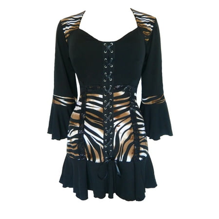 

Dare To Wear Victorian Gothic Boho Women s Cabaret Corset Top S - 5x