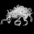 thumbnail image 1 of 200 Pieces Tomato Plant Clips, Climbing Clips, Garden Plastic Clips, For Vegetables, Plants, Tomatoes-white - CHUNCC, 1 of 5