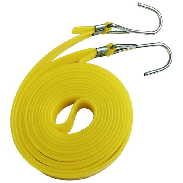 Cuerdas Elásticas Con Ganchos Barra Elástica Látex para Motocicleta Y Bicicleta (2 5 M)