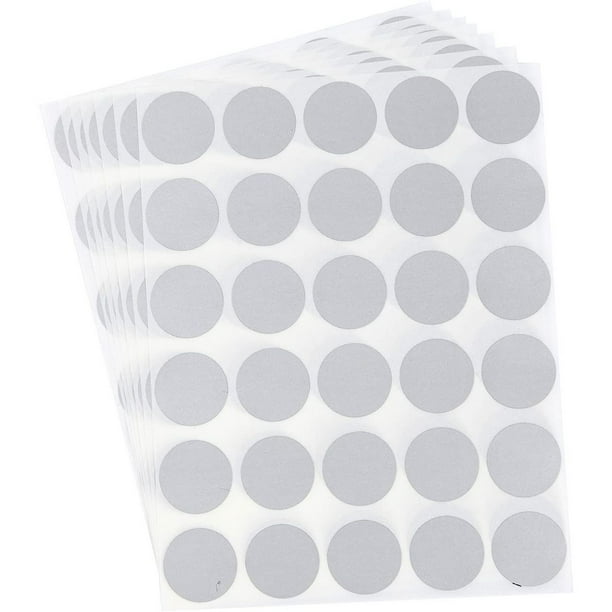 210-Pack Scratch Off Stickers - 1 inch Round Scratch Off Labels, Quarter Sized DIY Peel and Stick Adhesive Scratch Circles - Ideal for Bridal Shower ...
