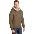 thumbnail image 4 of CornerStone Men's Heavyweight Sherpa Lined Hooded Fleece Jacket_Brown_5XL, 4 of 6
