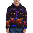 thumbnail image 3 of Saiise Five Nights At Freddy'S Men's Graphic Print Long Sleeve Drawstring Hoodie Pullover Sweatshirt-Medium, 3 of 6
