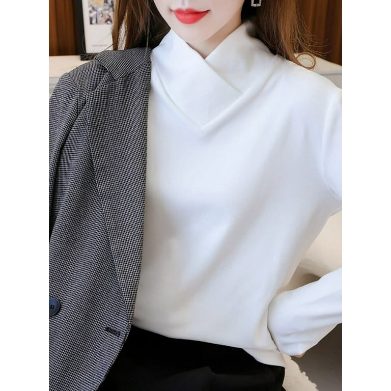 DanceeMangoo Casual Women T-Shirt Long Sleeve Korean Style Slim Basic  Cotton Tshirt Top Womens Clothing Autumn Winter T Shirt Femme