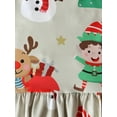 thumbnail image 6 of Hirigin Kids Girl Sleeveless Jumpsuit Casual Christmas Cartoon Printed Rompers, 6 of 9