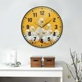thumbnail image 2 of Yayeee Wall Clock Battery Operated 9.5" Silent Non-Ticking for Living Room, White Duck, 2 of 8