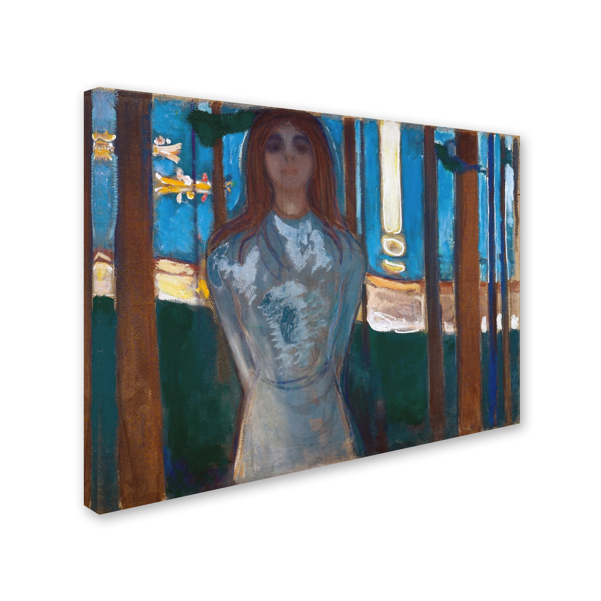 Trademark Fine Art 'The Voice Summer Night' Canvas Art by Edvard Munch