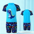 thumbnail image 6 of Gunia Toddler Baby Boys 3 Piece Swimsuit Trunk Rashguard Set Sun Hat Dinosaur Swimwear Bathing Suit Sunsuit Swim Shirt Blue 5-6 Years, 6 of 8