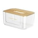 thumbnail image 4 of Cubierta de caja de pañuelos, caja dispensadora de pañuelos faciales, soporte para caja de servilletas faciales, dispensador de sábanas para secadora Claro BLESIY servilletero, 4 of 8