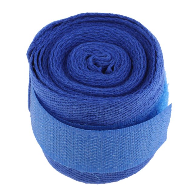 2.5m x 5cm Boxing Fighting Sanda MMA Muay Hand Wraps Correa azul Sunnimix Envoltura de mano de boxeo