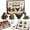 Cryptid & Monster, variant on Tiny 3D Beaded Animal DIY Kit, 4 Cute Designs with Instructions, 3D Animal Themed Beadwork Kit for Beginners & Craft Enthusiasts, Home DIY Craft Project (Woodland Friends)