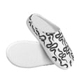 thumbnail image 3 of Lsque Hand Drawn Snake Pattern Womens Comfort Cotton on Scuff With Memory Foam and Anti-skid Sole Slipper-46/47, 3 of 7