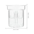 thumbnail image 2 of VORCOOL Glass Tea Strainer Insert for Loose Leaf Dual Chambers Elegant Home Use 2Pcs, 2 of 7