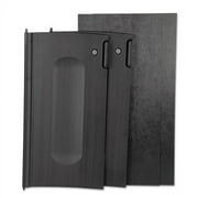 Locking Cabinet Door Kit (Black) for Rubbermaid Cleaning Carts
