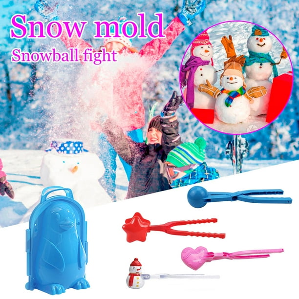 Pince pour moule à boule de neige/sculpture renard pour enfants Snow Fun,  jouets pour la neige extérieur, varié