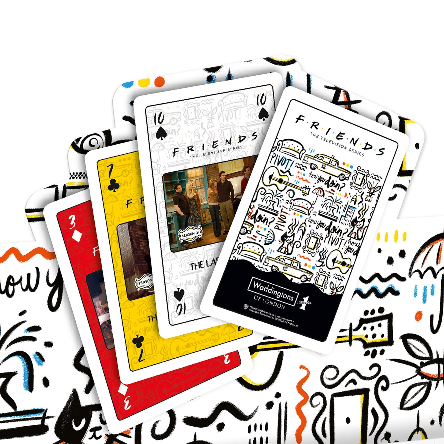 12 Packs [FULL BOX] Friends Waddingtons Number 1 Playing Cards