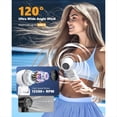 thumbnail image 3 of Ventilador Portátil Turbo de Mano, Recargable, de 100 Velocidades, 5000 MAh, para Actividades Al Aire Libre/Interiores A, 3 of 5