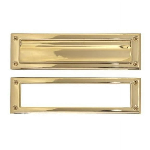 Brass Accents A07-M0030-PVD Mail Slot - PVD Polished Brass