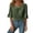 Green, variant on Blouses for Women Casual 3/4 Sleeve Bell Top Ladies Business Work Shirt Fashion Clothing