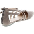 thumbnail image 5 of Betani Abela-1 Women's Double Ankle Strap T-Strap Ballerina Flats Half Size Big, 5 of 7