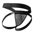 thumbnail image 6 of SELONE Men G-String Briefs Casual Breathable Underwear Loose Elastic Waistband Pouch Slim Wear Black 2XL, 6 of 6