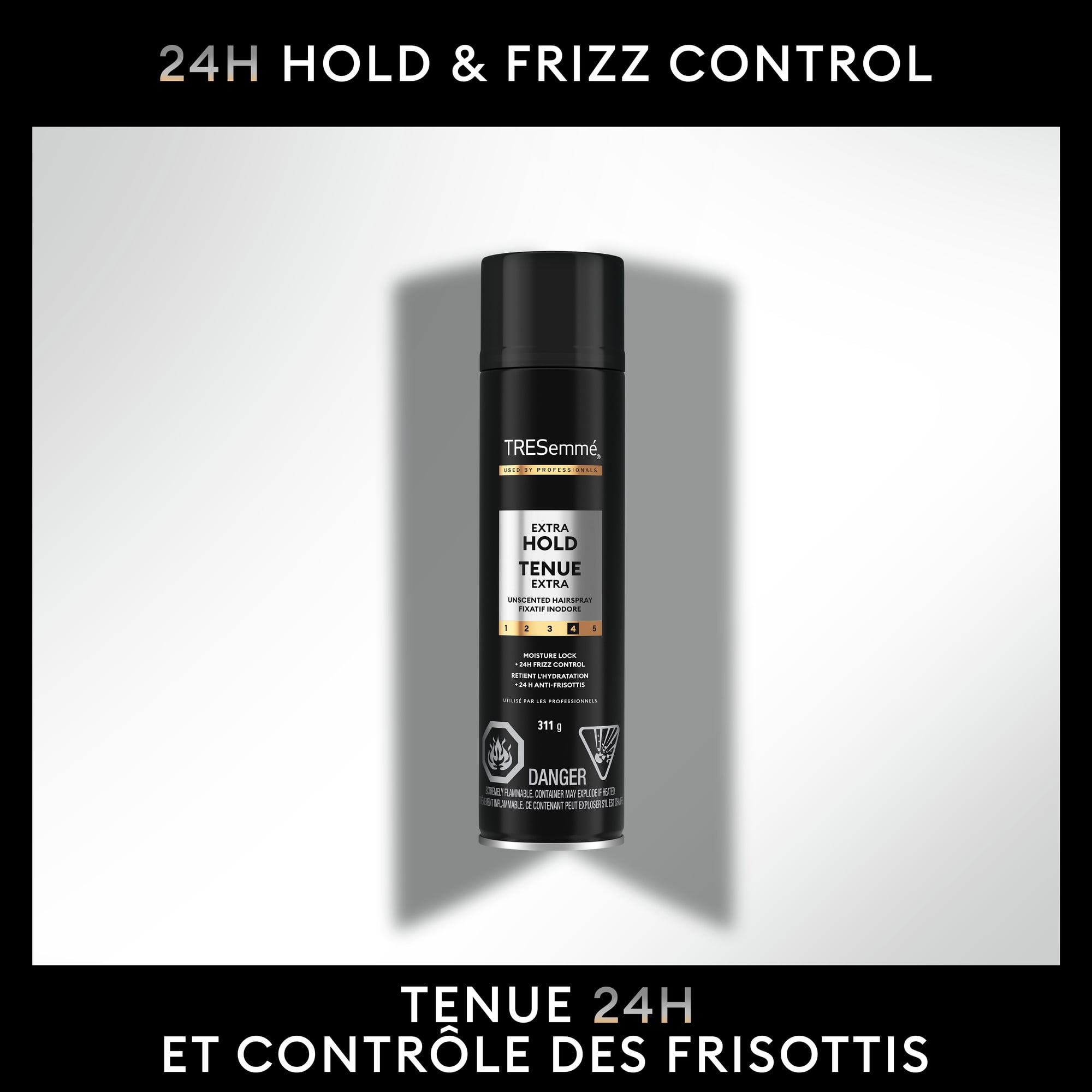 TRESemmé for protection from humidity, frizz, and flyaways Unscented Extra Hold Hairspray