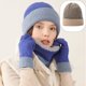 thumbnail image 4 of Gorro de invierno, bufanda, guantes con pantalla táctil, conjunto para hombres y mujeres, 4 of 5
