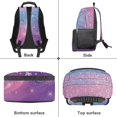 thumbnail image 6 of Pzuqiu Galaxy Axolotl Custom Kids Backpack with Name Personalized Backpacks for School Durable Customized Shoulder Bookbags Back to School 17 Inch Lightweight Schoolbags Ages 6-12, 6 of 7