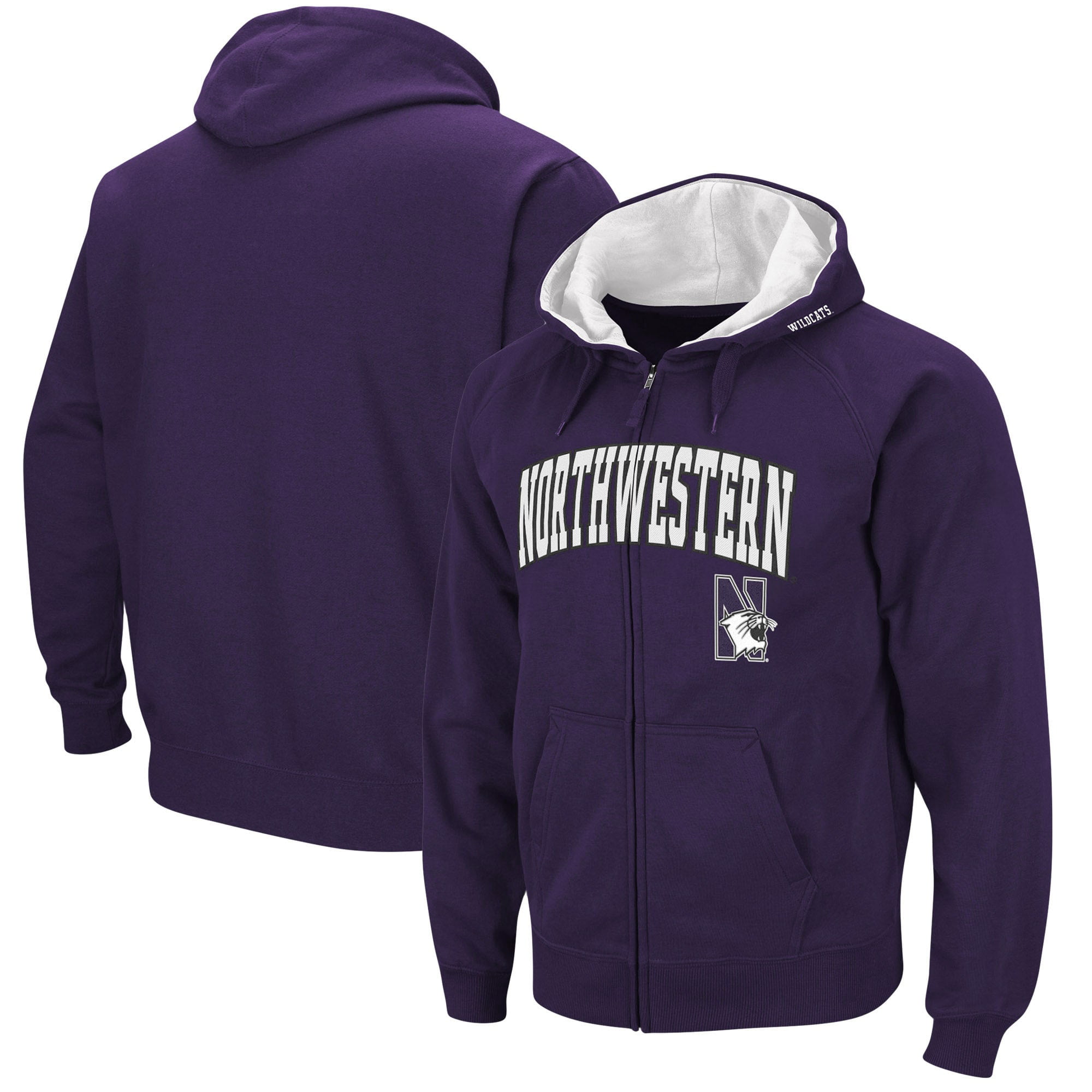 All Star Dogs NCAA Northwestern Wildcats Cotton Hooded Dog Sweatshirt
