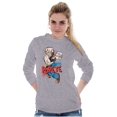 thumbnail image 4 of Popeye the Sailor Retro Cartoon Comic Long Sleeve TShirt Men Women Brisco Brands S, 4 of 6