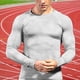 thumbnail image 4 of Camiseta de manga larga con estampado tridimensional 3D para hombre (blanco XXL), 4 of 8