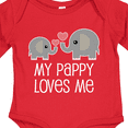 thumbnail image 4 of Inktastic Pappy Loves Me Grandson Boys or Girls Long Sleeve Baby Bodysuit, 4 of 5