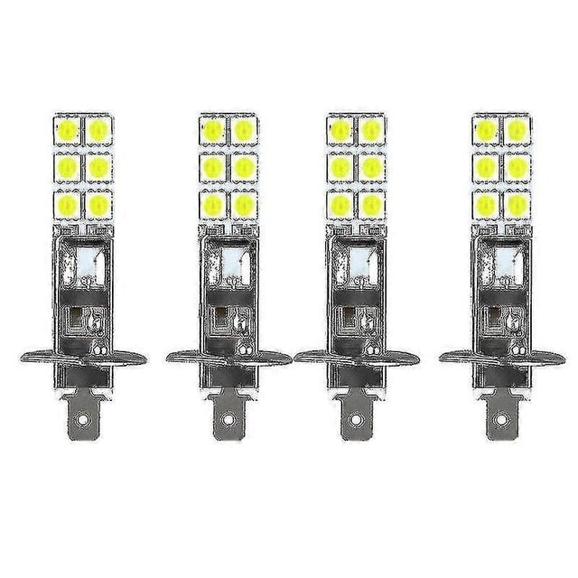 Kit de 4 faros LED H1 6000k Super Blanco 80w para faros antiniebla y luces de conducción
