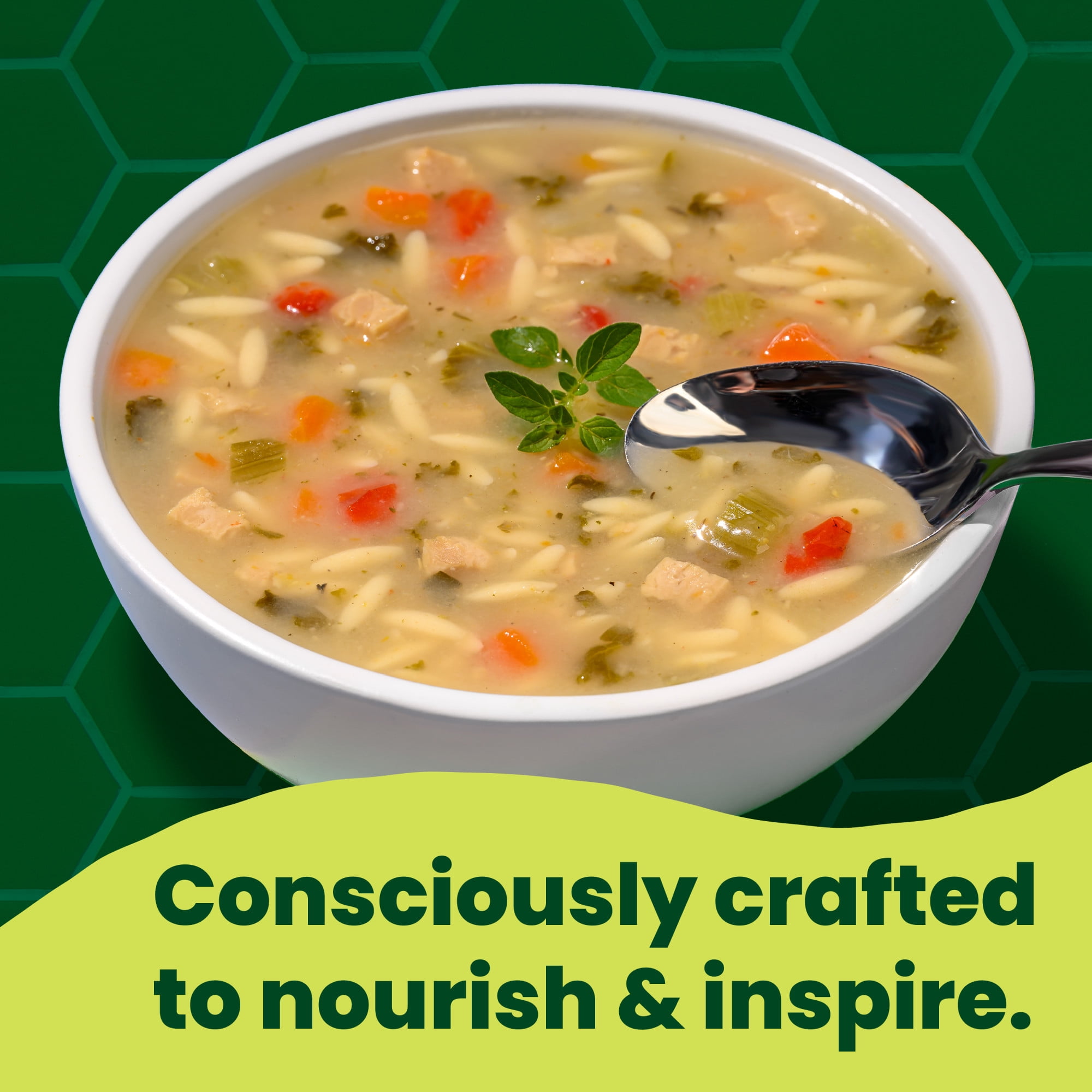 (12 pack) Pacific Foods Organic Greek-Style Chicken Orzo Soup with Lemon and Herb, 16.1 oz Can