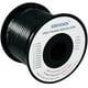 thumbnail image 1 of Shonsin Carrete de alambre de silicona calibre 10, 50 pies, negro, extremadamente flexible, cable automotriz de 10 AWG, 1050 * 0,08 mm, cobre trenzado estañado (5,3 mm2), alta temperatura, 392?/200? C, 1 of 5