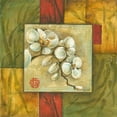 thumbnail image 2 of Harper, Ethan 26x26 Gold Ornate Wood Framed with Double Matting Museum Art Print Titled - Asian Orchid Montage II, 2 of 4