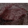 thumbnail image 4 of oneOone Silk Tabby Fabric Geometric Maze & Rabbit Animal Sashiko Printed Fabric 1 Yard 42 Inch Wide, 4 of 4
