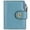 Light Blue, variant on FALAN MULE Small Wallet for Women Bifold RFID Blocking Card Holder Leather Wallets with Zipper Coin Pocket