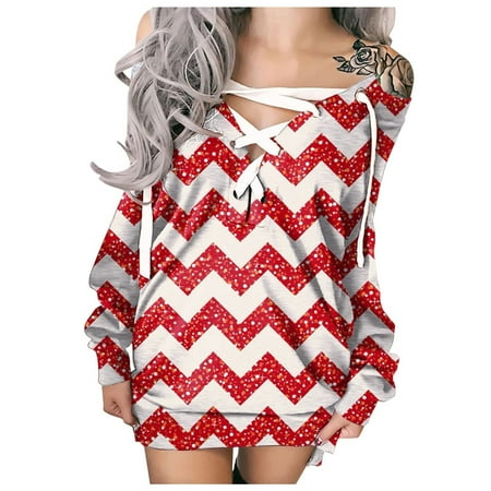

Sweatshirt Dress for Women Dress Casual Off Shoulder Dress Long Sleeve Strappy Dresses